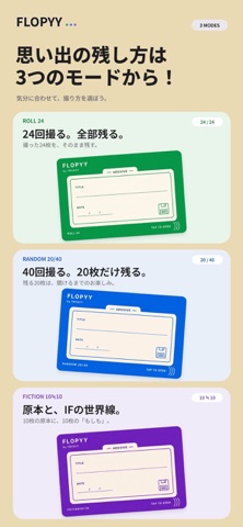 FLOPYYのApp Store掲載画像